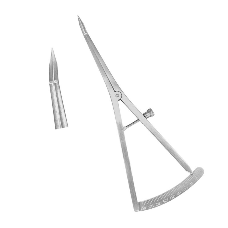 Castroviejo Measuring Caliper 17cm CVD – Precision Dental Surgical Instrument