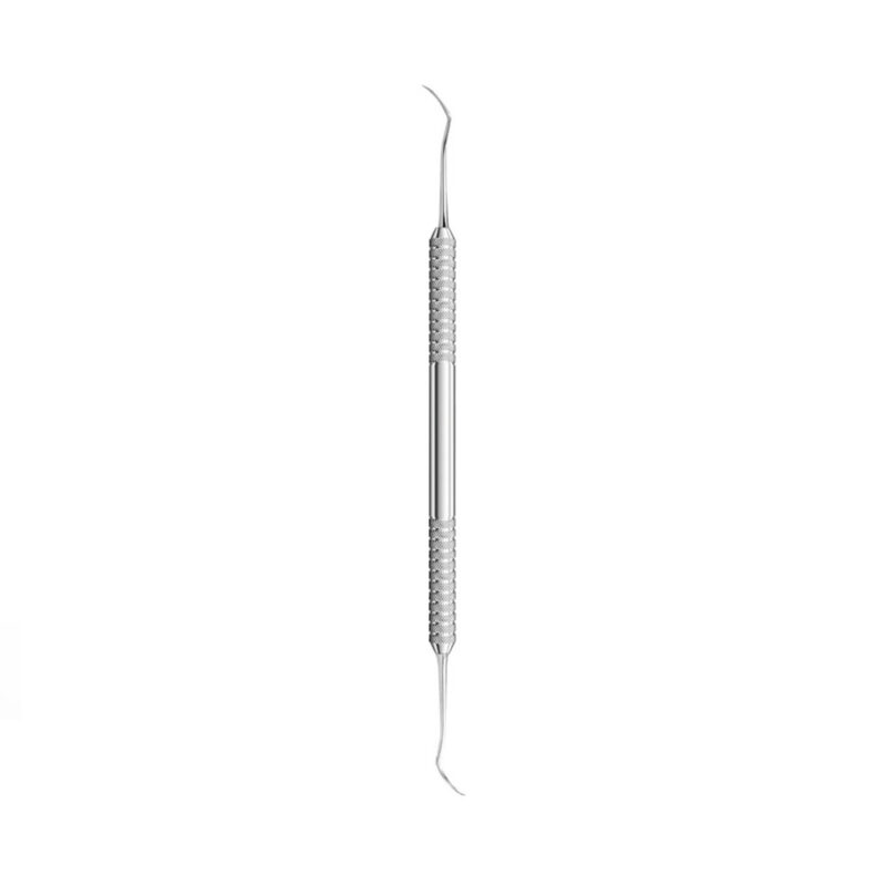 Levy Carver, 1mm X 10mm Long Slightly Curved Blades Solid Handle