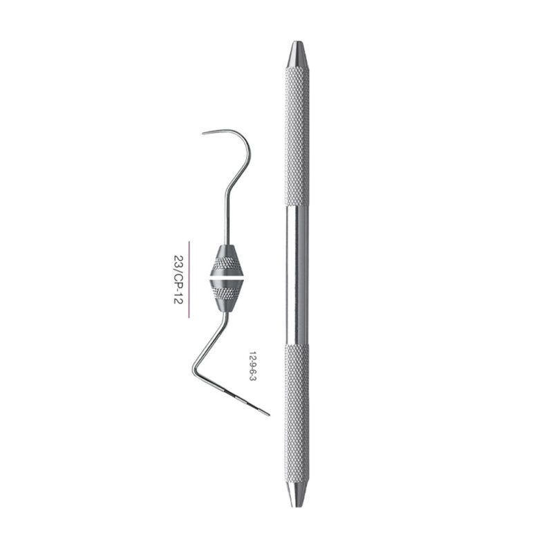 EXPROS, Explorer # 23 CP-12 Probes, Black markings, 12-9-6-3 mm, Handle Satin Steel