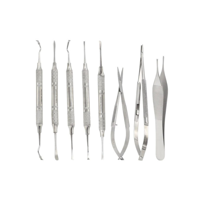 7 Pc Microsurgery Instruments Set – Precision Dental & Surgical Kit