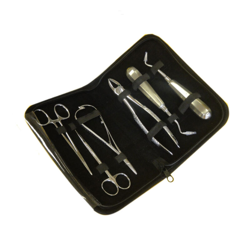 Dental Extraction and Suture Kit Set of 6 Instruments