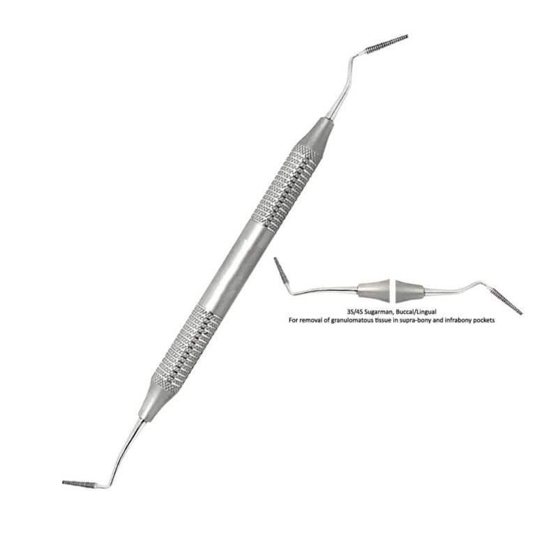 Periodontal Files 3S/4S Sugarman Buccal/Lingual – Precision Dental Surgical Instrument